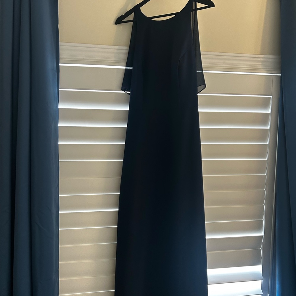 Hayley Paige Occasions Elegant Black Maxi Dress